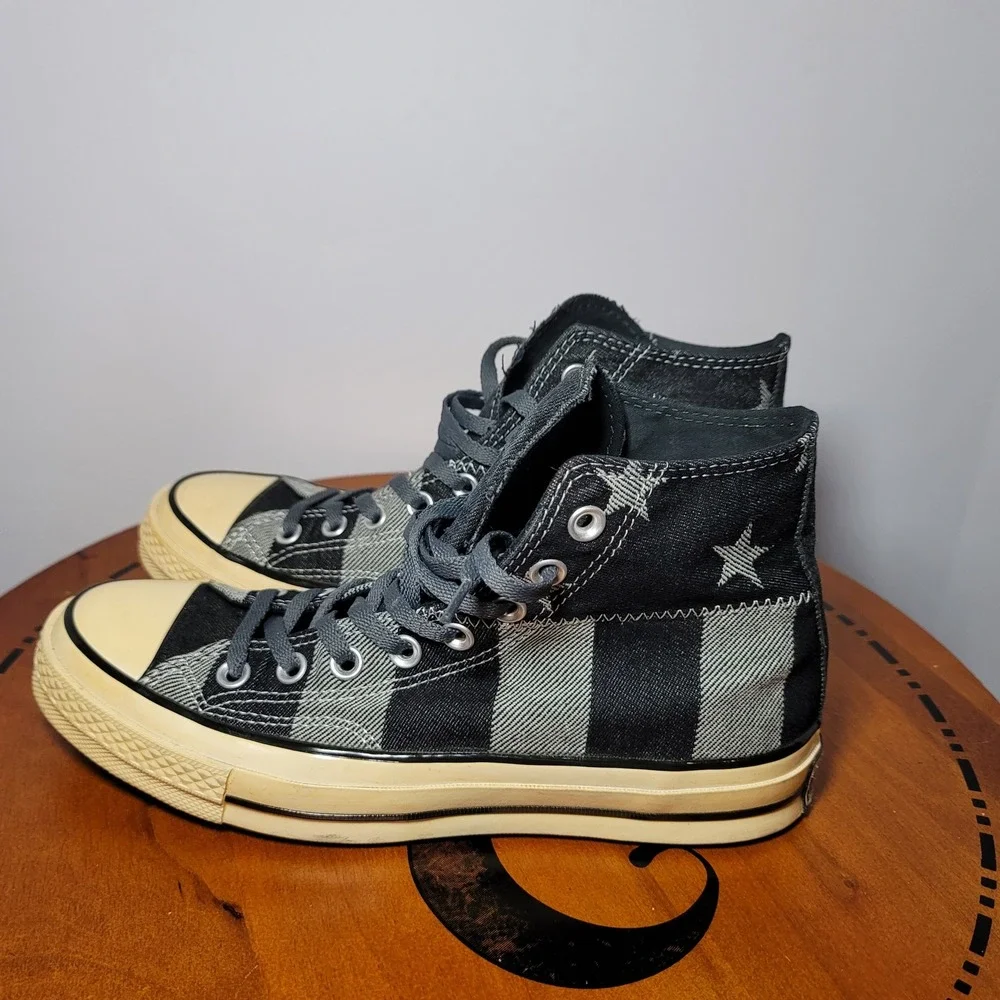 Converse eyelets stripe finished